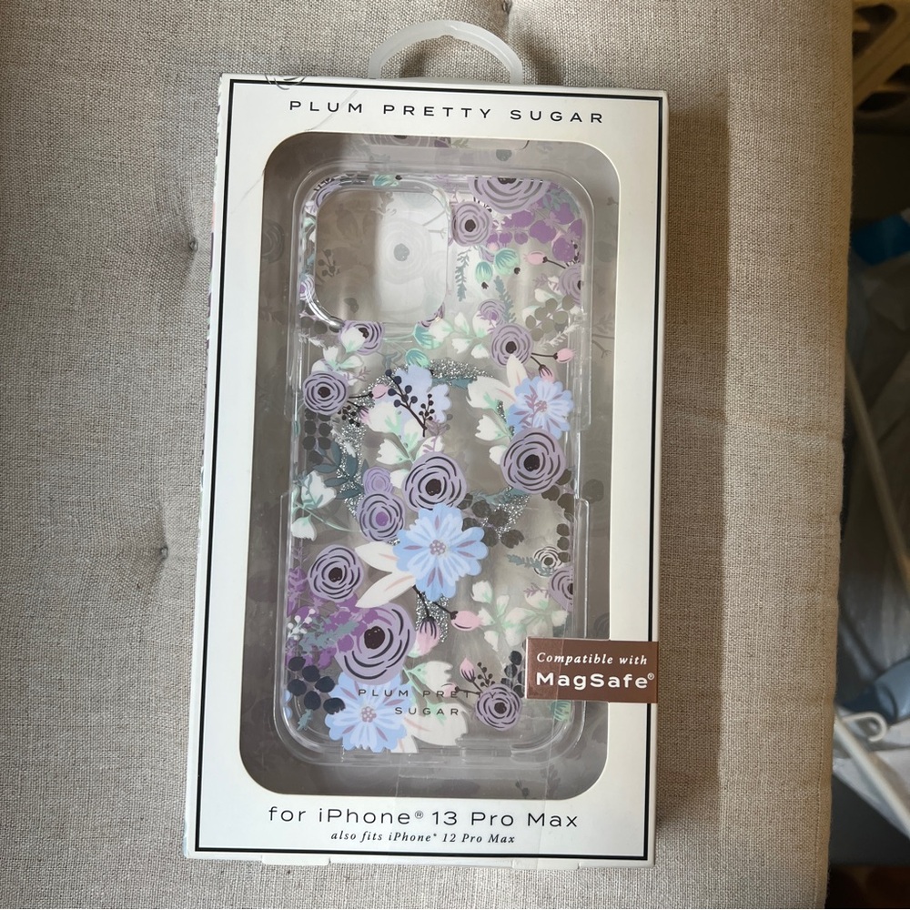 Plum Pretty Sugar Floral iPhone 13 Pro Max Case